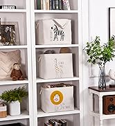 DECOMOMO Storage Baskets for Shelves 42L Large Basket for Baby Laundry, Kids Toys, Nursery- Decor...