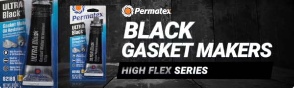 Permatex Ultra Black High Flex Gasket Makers