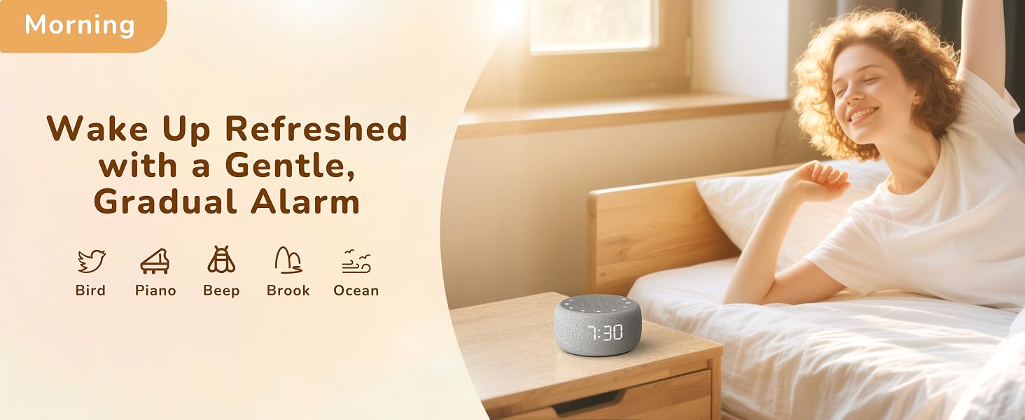 Wake Up Refreshed with a Gentle, Gradual Alarm