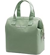 Mziart Insulated Lunch Bag Simple Bento Cooler Bag Lunch Tote Bag for Lunch Box for Women Men Adu...