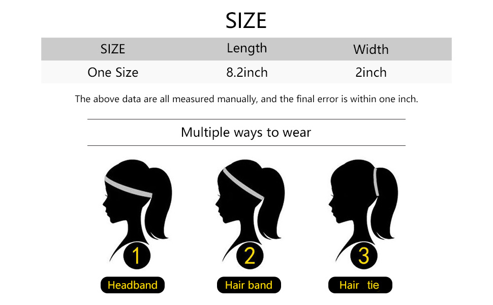headbands for women short hair comfortable cotton non slip grey