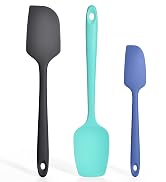 3 Pieces Silicone Spatula Set: Ironberry 600ºF Heat Resistant Food Grade Cooking & Baking Utensil...