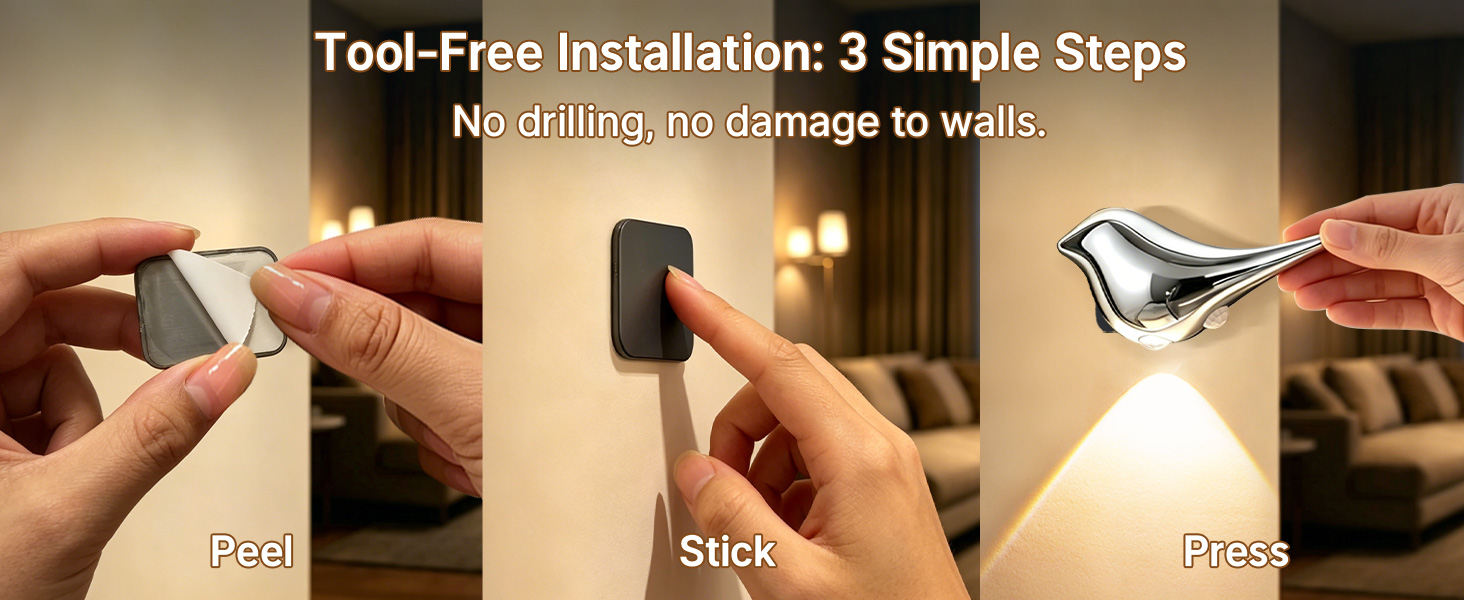 rechargeable motion sensor night light_motion sensor light battery operated