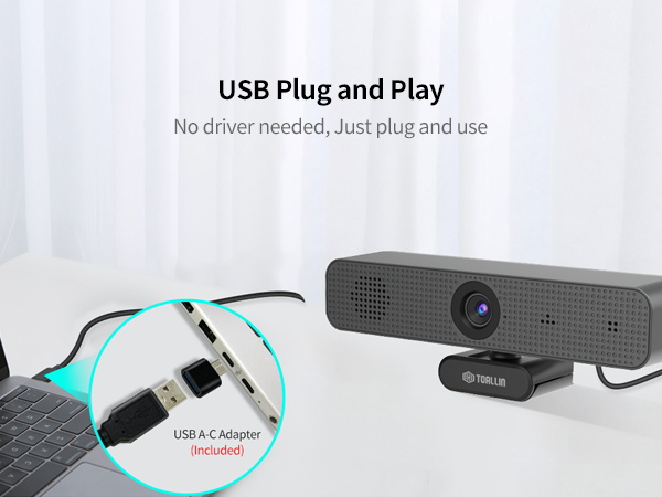 USB plug and play webcam