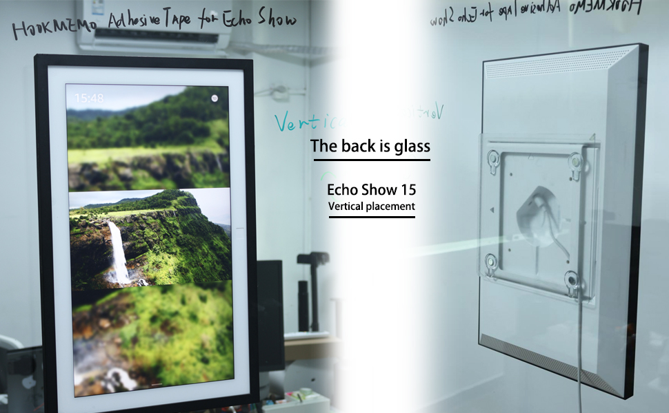 echo show wall adhesive tape for mount ,