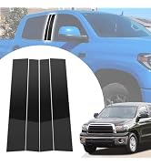 SKYLOTEC Window Pillar Cover Stickers for Toyota Tundra CrewMax 2007-2021 | Sequoia 2008-2022 Acc...