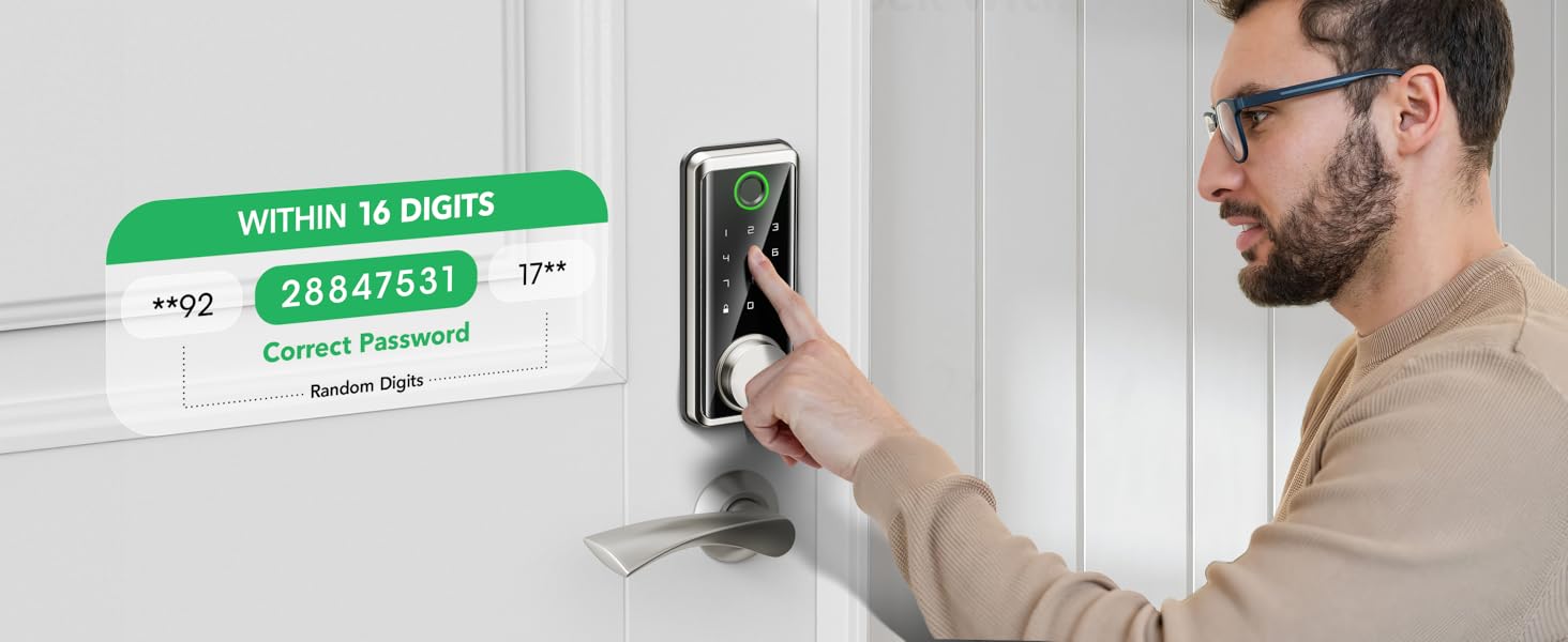 front door lock set keyless entry