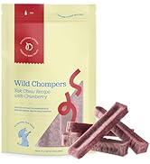 Downtown Barkery Dental Yak Chews for Large Dogs - Cranberry - 2 Pack