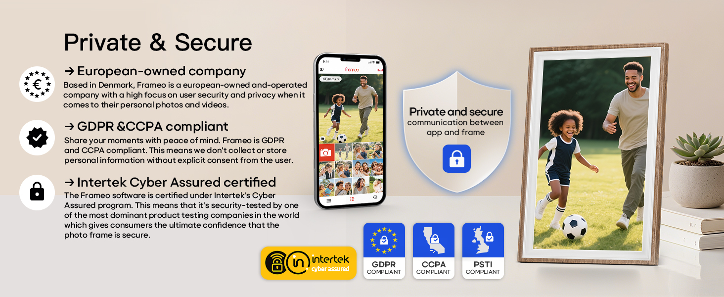 frameo digital frame wifi picture photo video share moment from phone