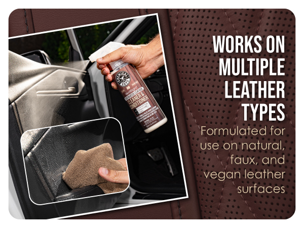 VentRight detailing product refreshing ventilated leather with targeted action