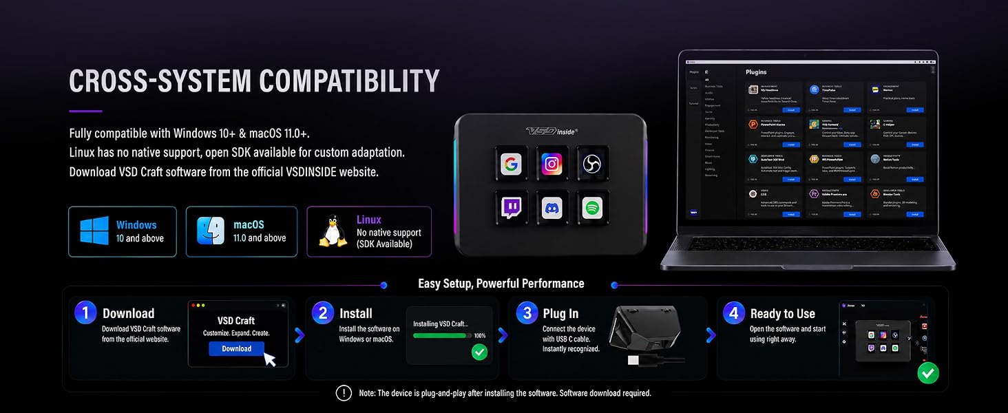 streaming deck stream macro pad keypad keyboard key custom programmable gaming shortcut customized