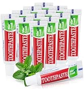 Travel Size Mini 0.176 oz Toothpaste Bulk, Disposable Mint Flavor Pocket Teeth Paste Small Essent...
