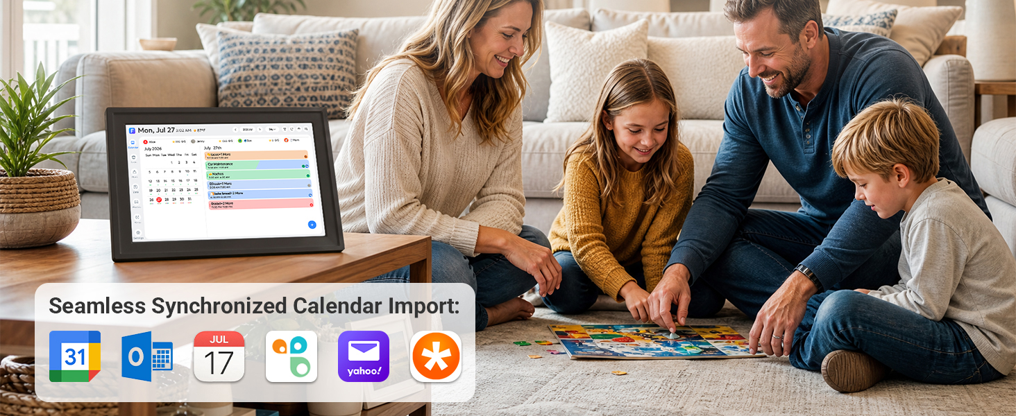 digital calendar calendar 10 inch