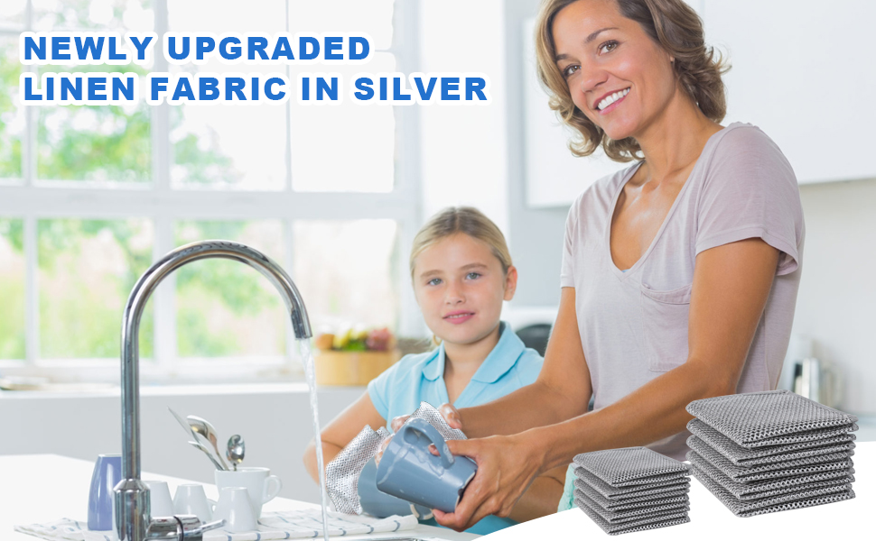 wire dishwashing rag