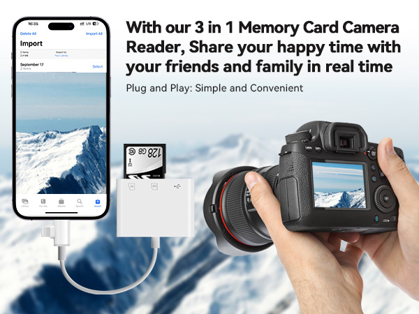 3 in 1 memory card reader