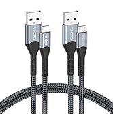 FEMORO Micro USB Cable 3Ft Pack of 2, USB A to Micro USB 2.0 480Mbps Data Transfer & 12W Charging...