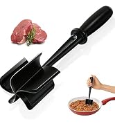KWBLWF Heat-Resistant Ground Beef Chopper Tool, 5-Blade Meat Masher for Hamburger & Turkey, Non-S...