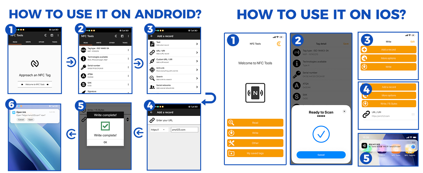 HOW TO USE IT ON ANDROID AND IOS