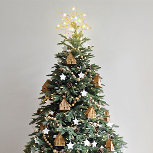 Christmas tree topper star