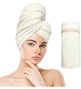 Simnice Extra Large Microfiber Hair Towel Wrap for Women,Fast Hair Drying Super Softer & Absorben...