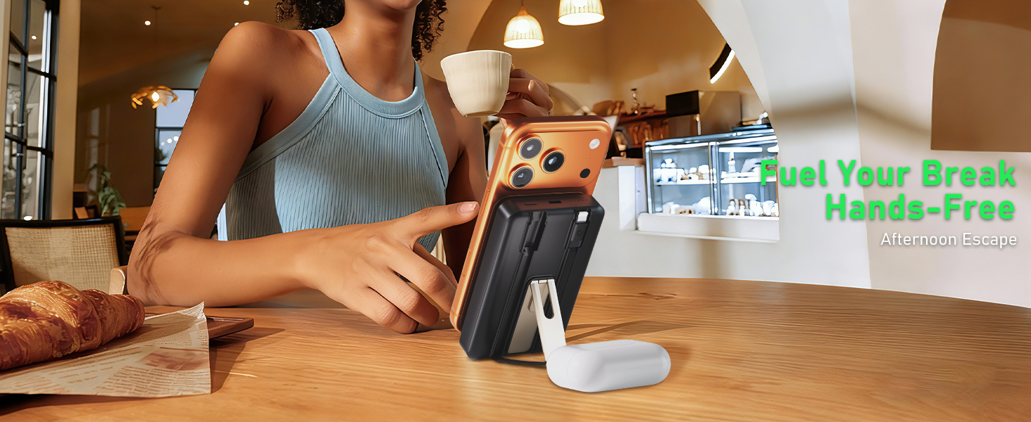 magnetic phone charger powerbank mag safe. charger portable charger iphone