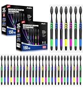 JBEIJIAN 300 PCS Individually Wrapped Bulk Toothbrush Pack, Disposable Soft Bristle for Adult or ...