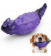 ZeLing HTL Dog Chew Toys for Aggressive Chewers, Indestructible Lizard Shape Tough Dog Toy with N...