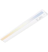 Ensenior 24 Inch LED Under Cabinet Lighting Hardwired or Plug-in Installation, 5CCT Color Selecta...