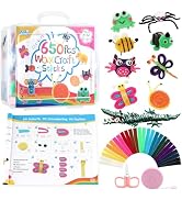 Zefy 650 Pcs 13 Colors Wax Craft Sticks, 6 Inches Bendable Wax Sticks with Storage Box, Travel Ro...