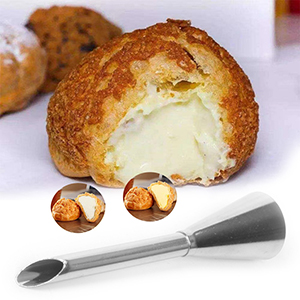 cake cream icing piping nozzle tips puff dispenser pastry chef tool eclair large birthday