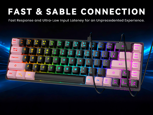 wired gaming keyboard