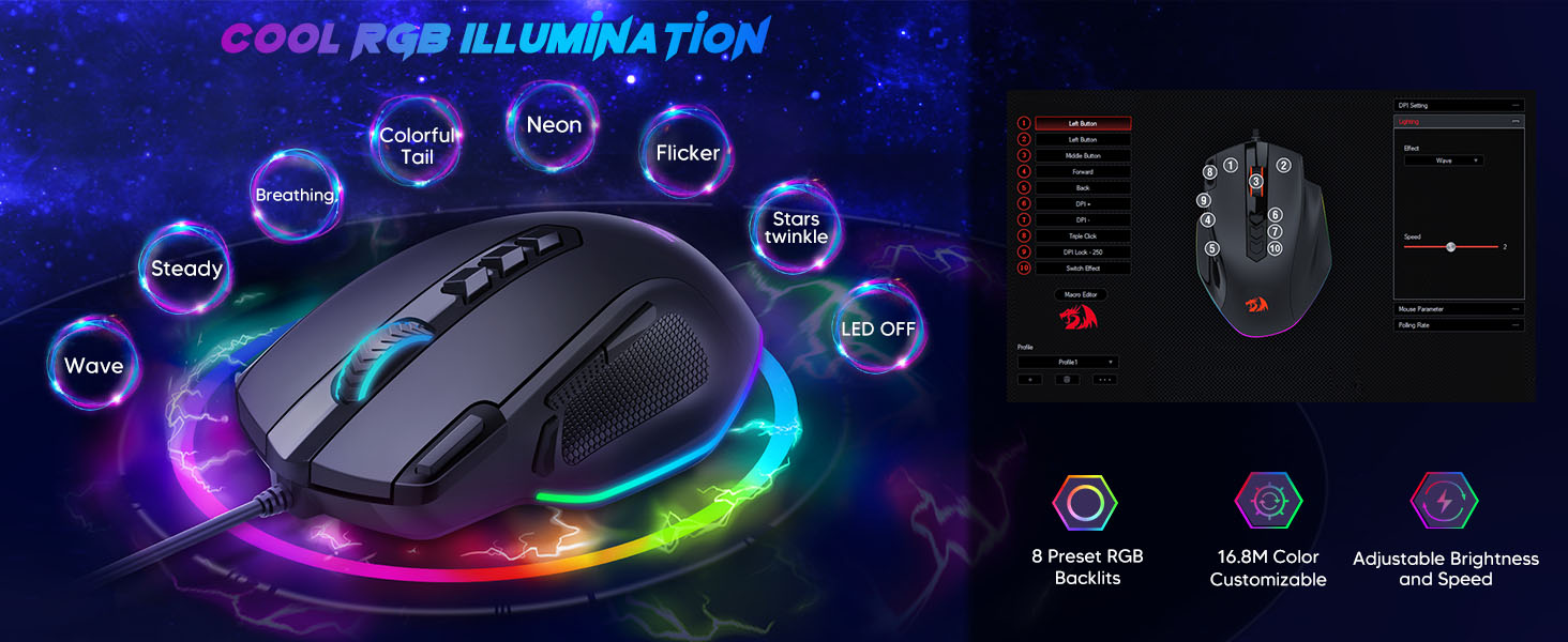 rgb gaming mouse