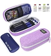 Insulin Cooler Travel Case TSA Approved with Temperature Display – Diabetic Medication Travel Cas...