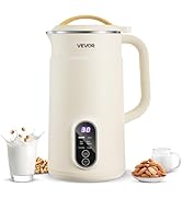 VEVOR 6-in-1 Nut Milk Maker, 20 oz Soy Milk Maker Machine with 6 Blades, for Homemade Oat, Nut, S...