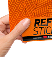 reflective stickers 3m tape mailbox reflectors for helmet vinyl hard hat sticker car