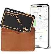 NOVOO Air-Tags (iOS Only) Wallet Tracker Card with Apple Find My, iPhone Smart Card Wallet Finder...