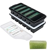 1/2 Cup Silicone Freezer Tray With Lid - Silicone Freezer Molds 2-Pack For meal prep & freezing o...