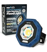 NextLED NT-1010UV Rechargeable Car Detailing Light/LED Work Light, CRI 95, 4 Color Temps, UV Ligh...