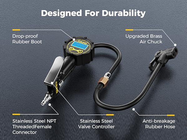 presta valve air compressor adapter