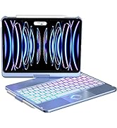 Touchpad Keyboard Case for iPad Pro 11 4th/3rd/2nd/1st Gen, iPad Air 5th/4th Generation 10.9'', 3...