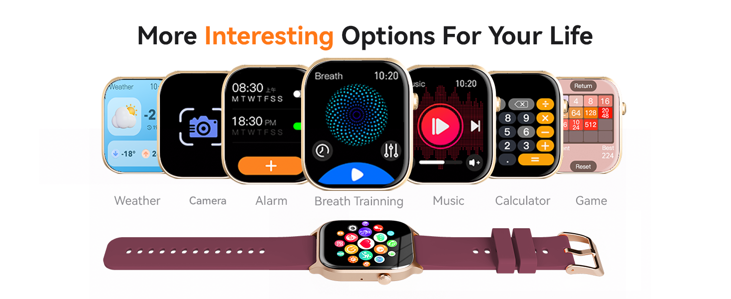 Smart watch have many tools, making your life more convenience.
