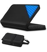 Demine Gel Travel Seat Cushion – Portable Airplane & Stadium Cushion – Gel Grid Design for Ultima...