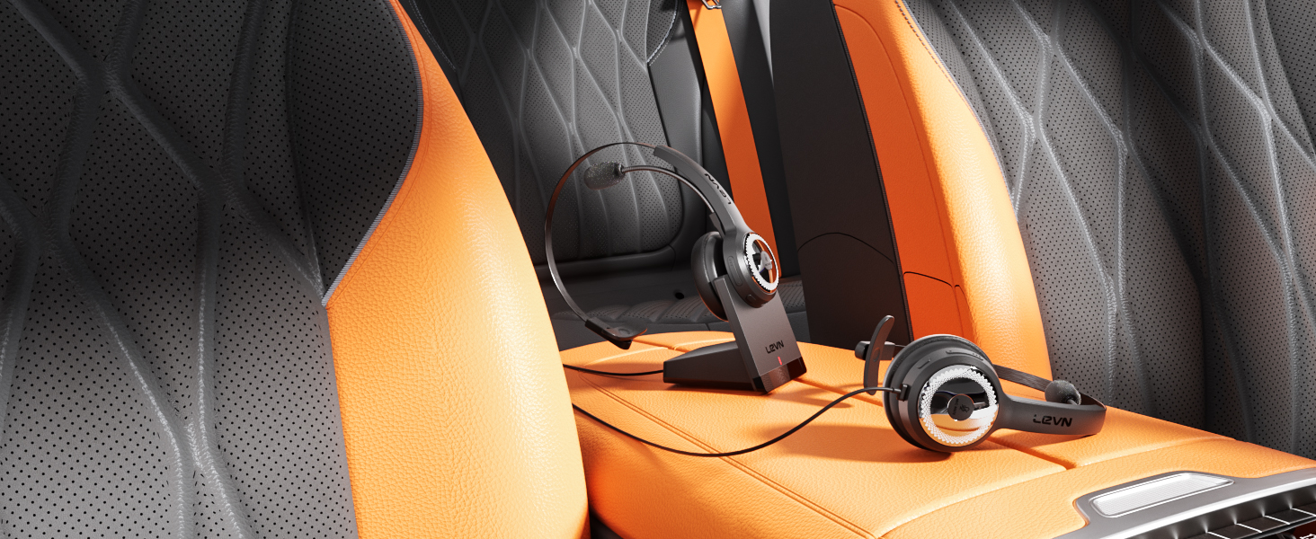 wireless headset with mic for work