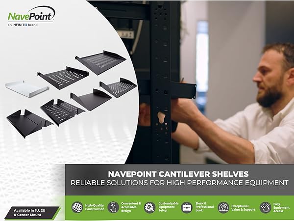 NavePoint Cantilever Shelves