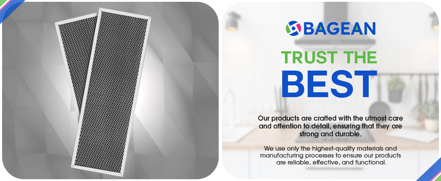 Charcoal Filter Replacement for 5.83” x 17.65” SB08999040 Charcoal Broan Range Hood Filter