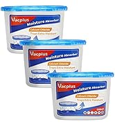 Vacplus Moisture Absorbers - Dehumidifiers for Closet, Efficient Humidity Absorber Boxes Collect ...