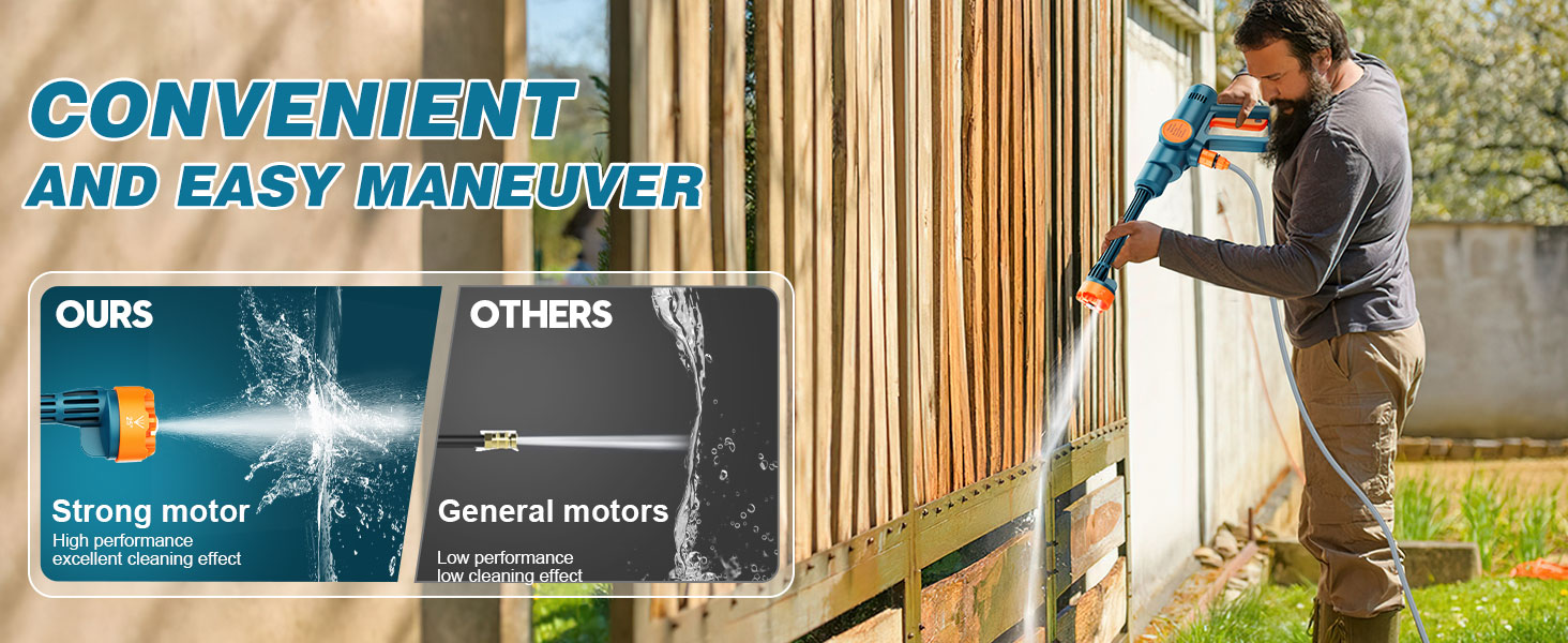 cordless pressure washer battery powered