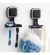 TAILI Suction Cup Razor Holder for Shower Wall 2 Pack, Versatile Suction Cup Hooks for Razor, Tow...