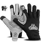 Bear Grips Weight Lifting Gloves for Men & Women | Half Finger Lifting Gloves | Full Finger Worko...