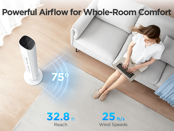 tower fan with remote